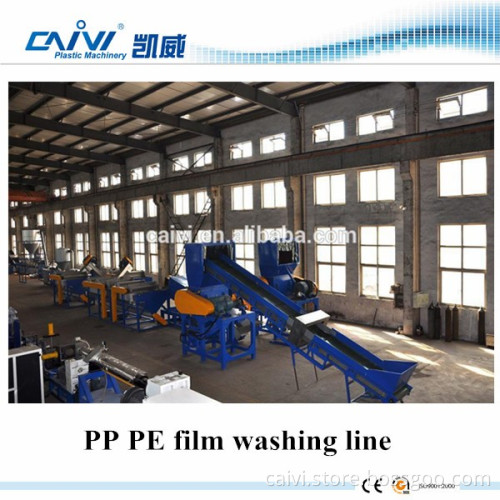 PP PE waste plastic film bag washing machine recycling production line